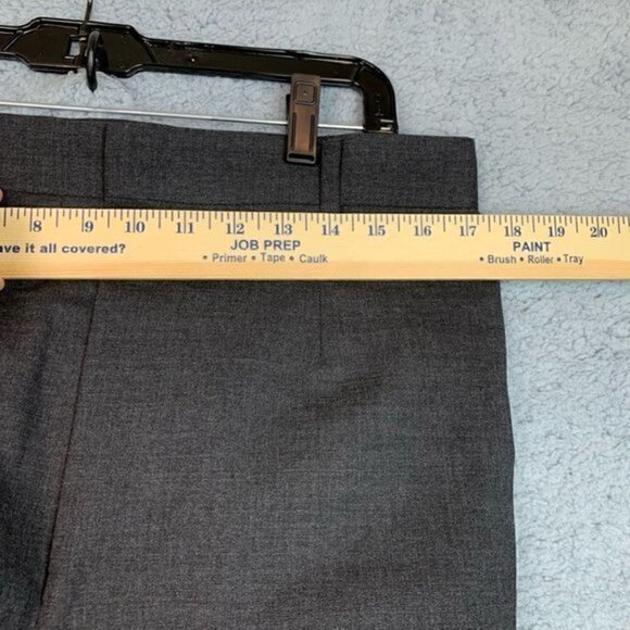 Dolce&gabbana Mens Dress Pants Gray Heathered Pockets Flat Front 35 x 28 - Picture 5 of 8